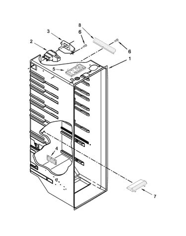 Refrigerator liner parts