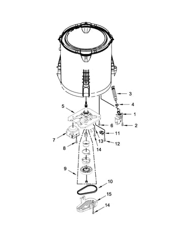 Gearcase, motor and pump parts