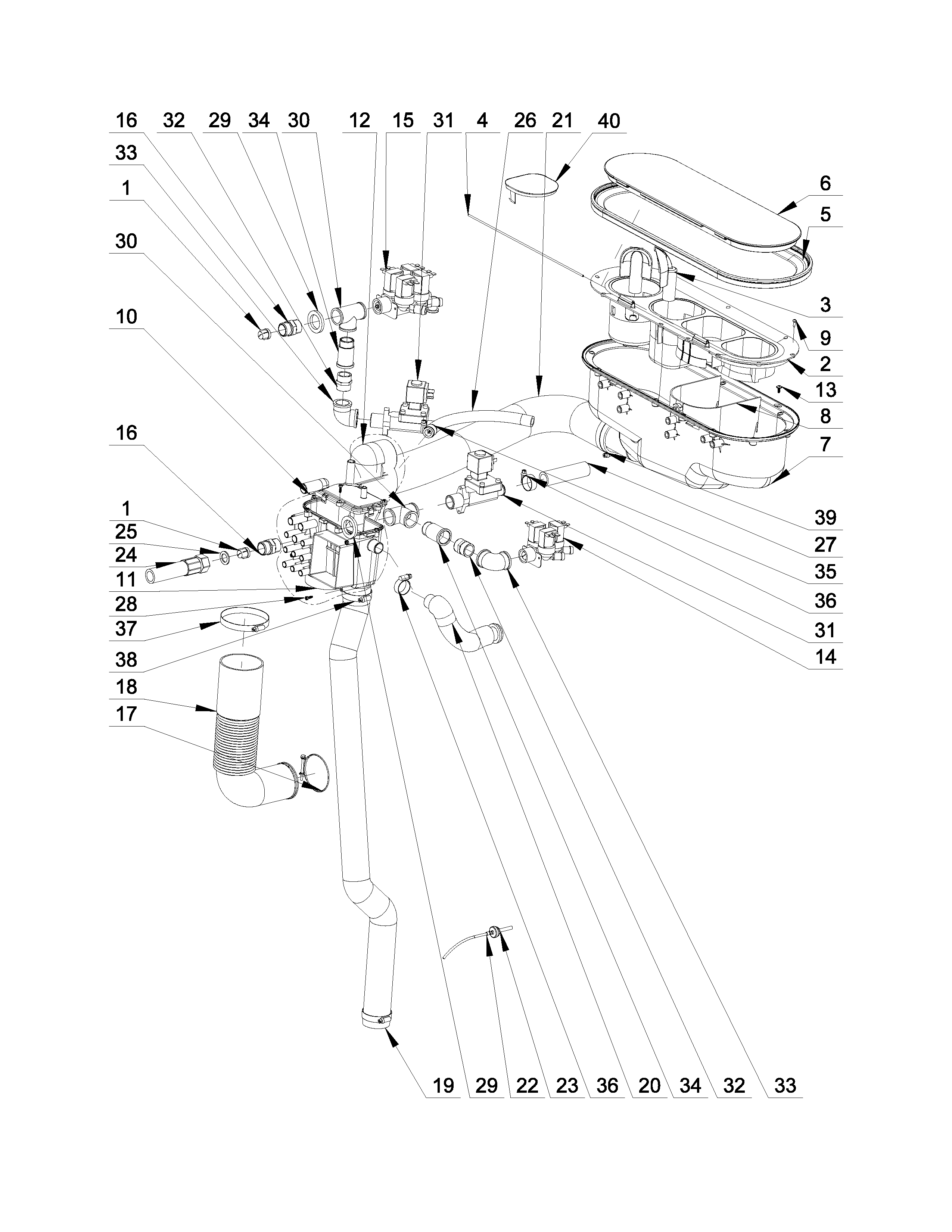 WATER INLET PARTS