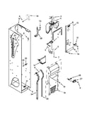 Freezer liner and air flow parts
