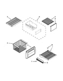 Freezer shelf parts