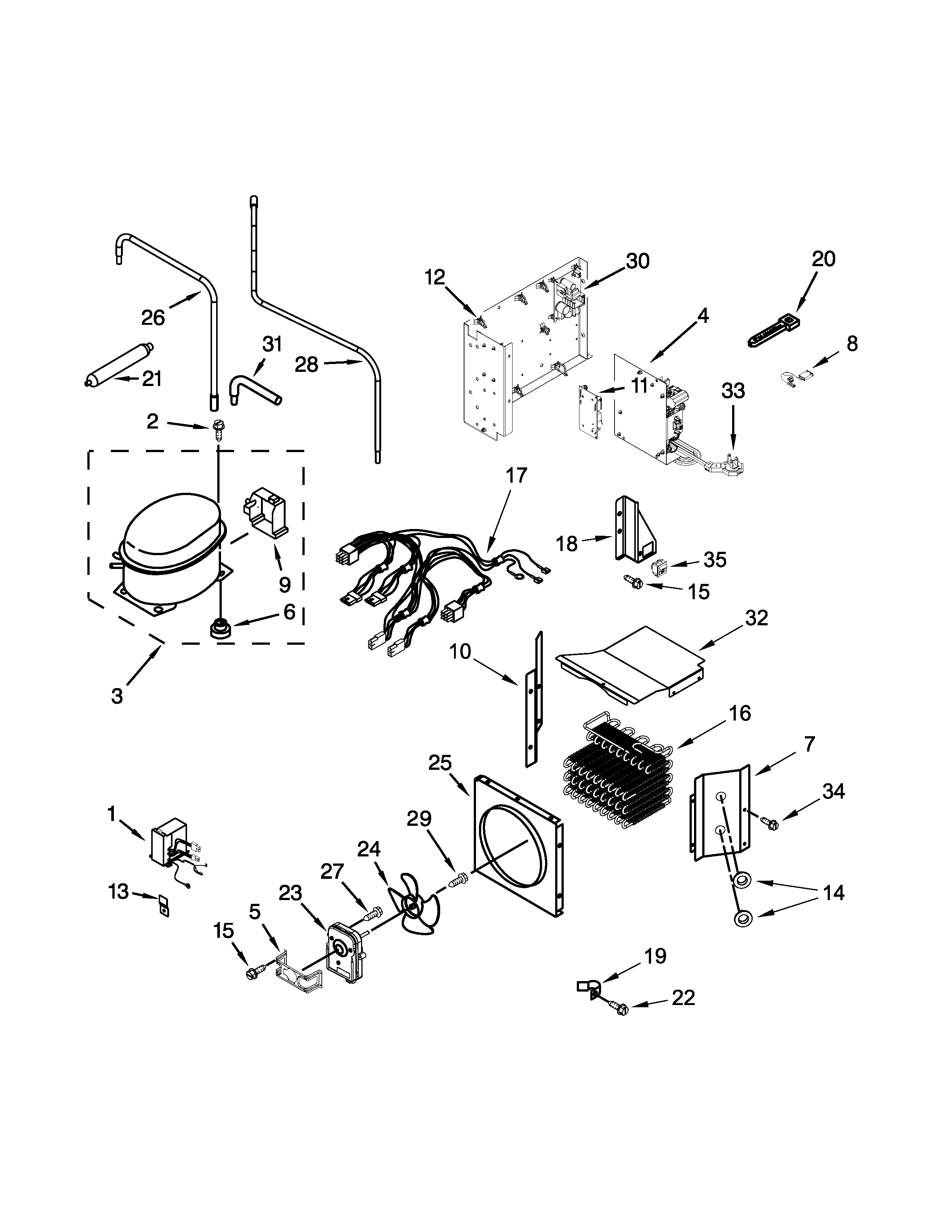 Upper unit parts