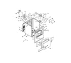 Maytag YMEDC415EW1 cabinet parts diagram