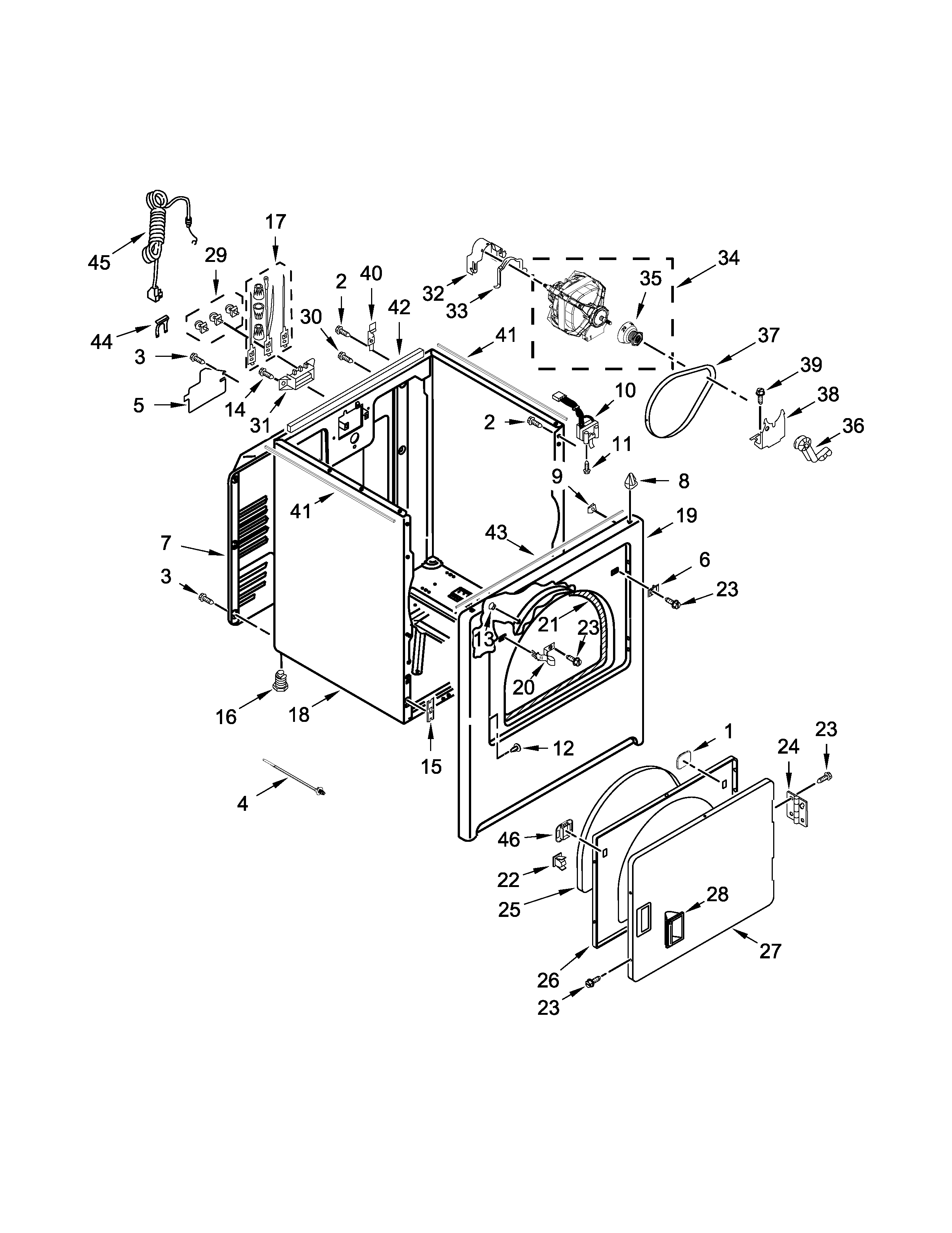Cabinet parts