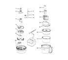 KitchenAid KFP1330CU0 attachment parts diagram