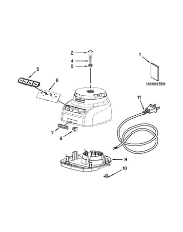 Motor and housing unit parts
