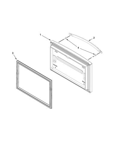 Freezer door parts