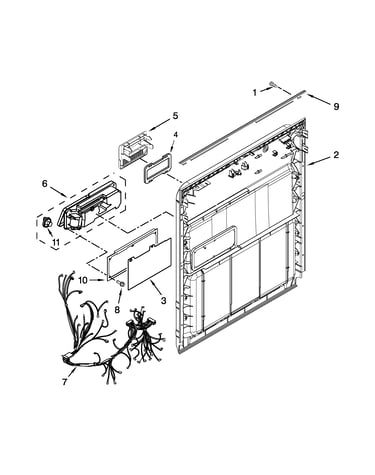 Inner door parts