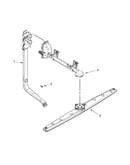 Upper wash and rinse parts