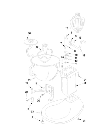 Base and pedestal unit parts