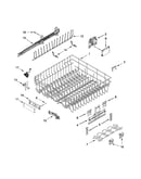 Upper rack and track parts