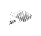 Jenn-Air JDB9000CWP2 lower rack and track parts diagram