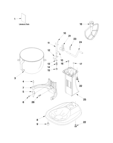 Base and pedestal unit parts