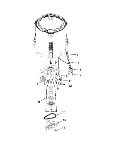 Gearcase, motor and pump parts