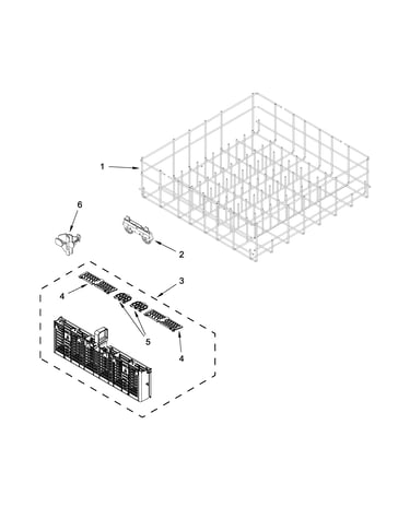 Lower rack parts