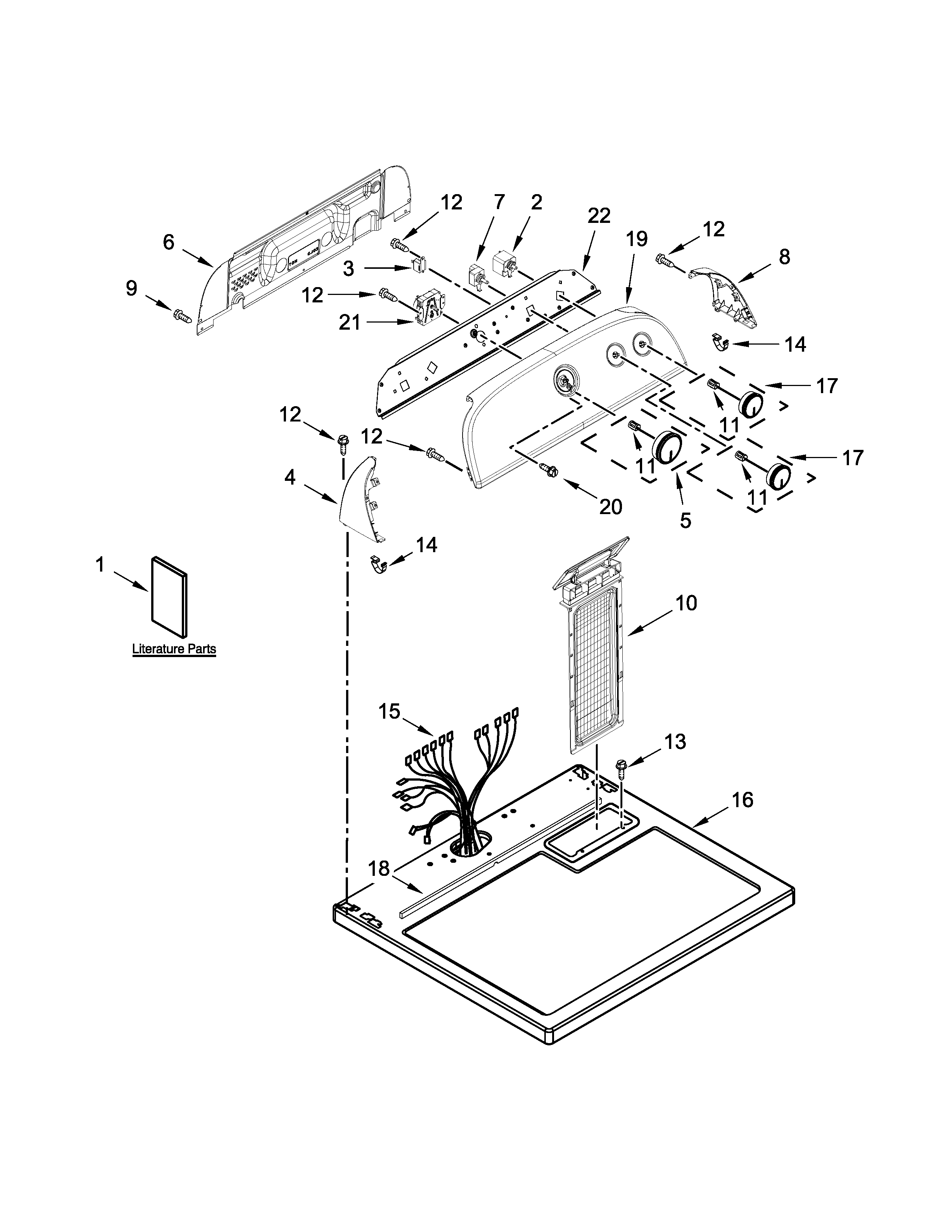 TOP AND CONSOLE PARTS