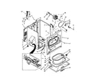 Whirlpool 7MWGD9919EM0 cabinet parts diagram