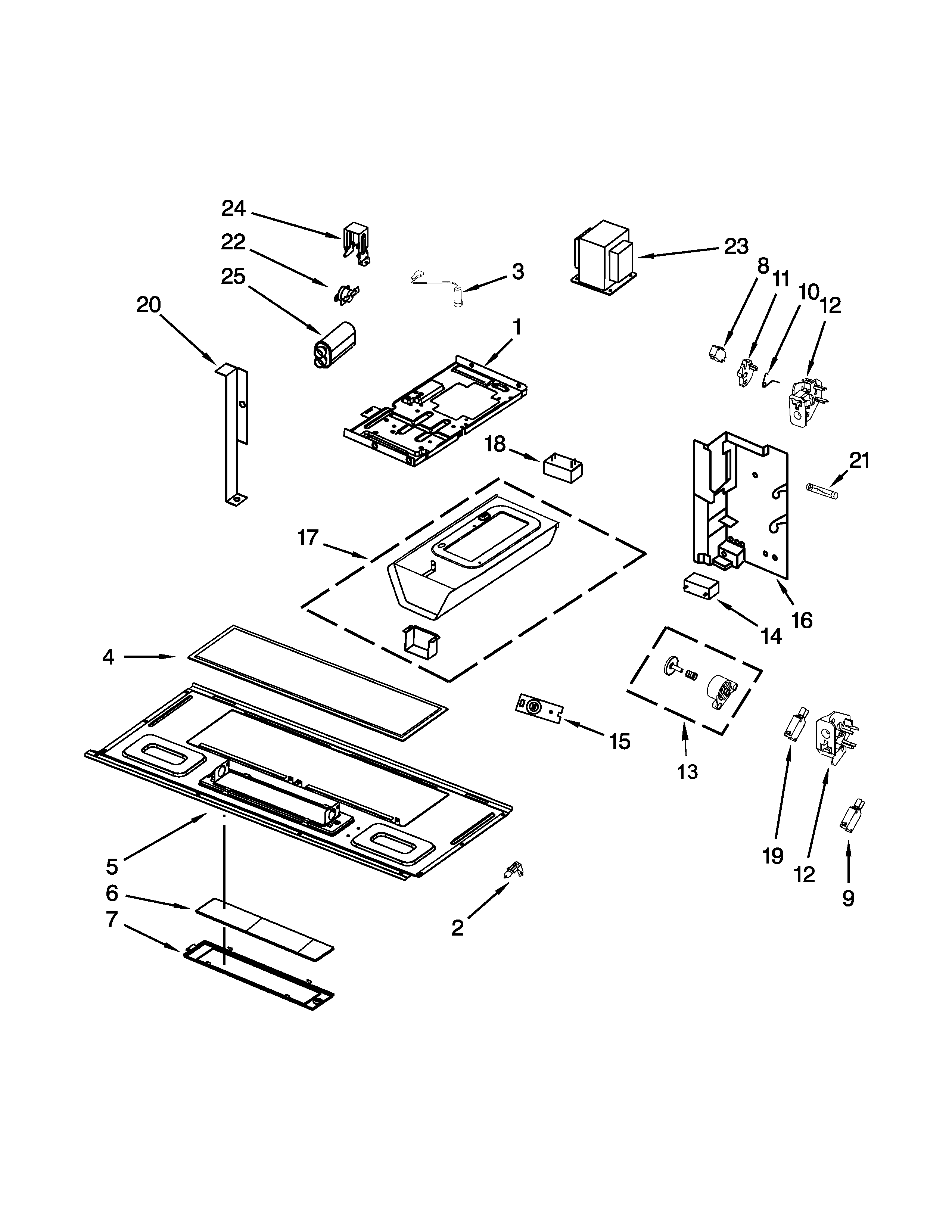 Interior and ventilation parts