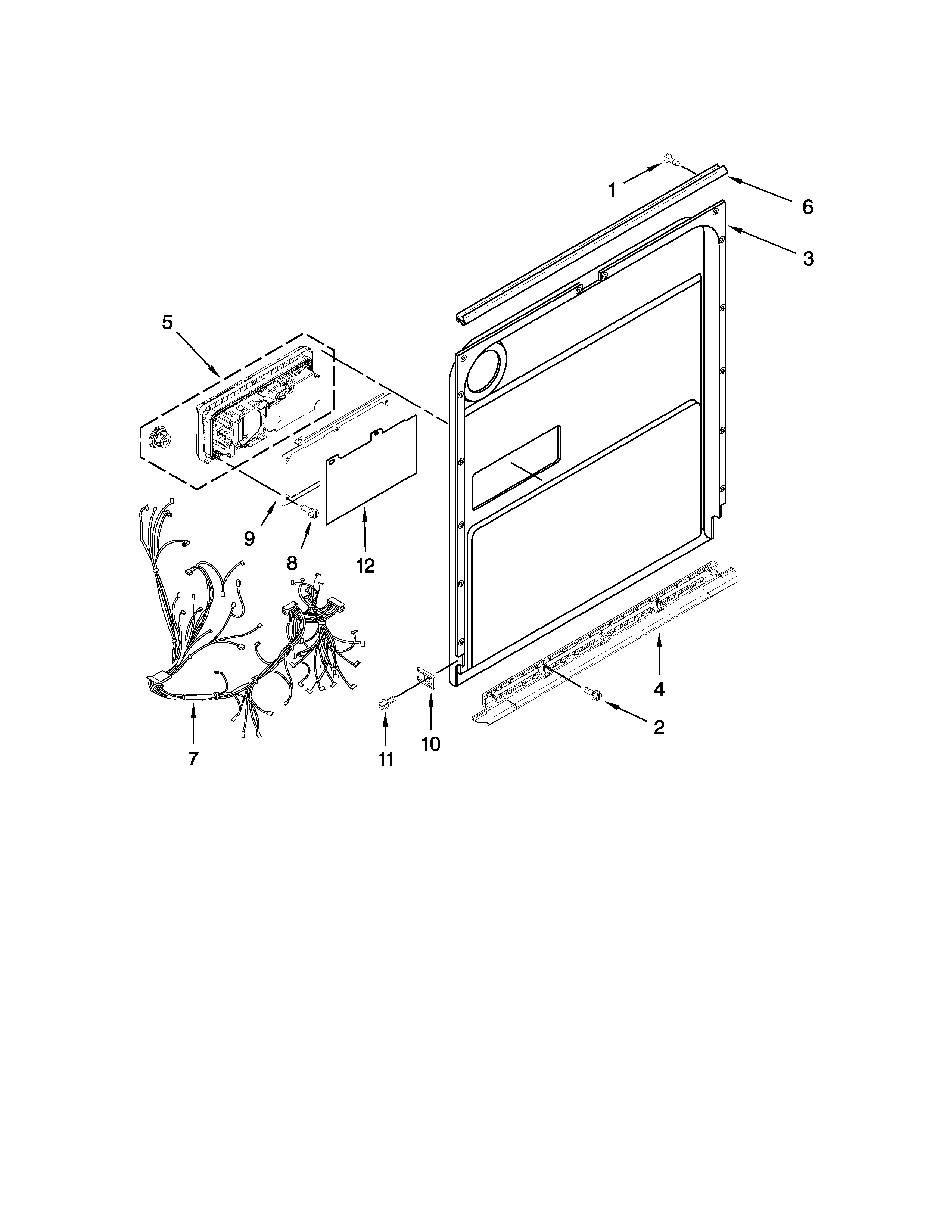 Inner door parts