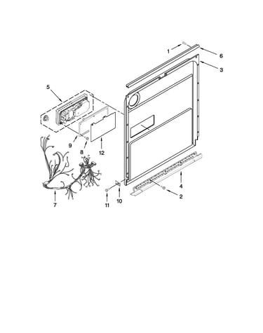 Inner door parts