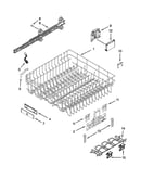Upper rack and track parts
