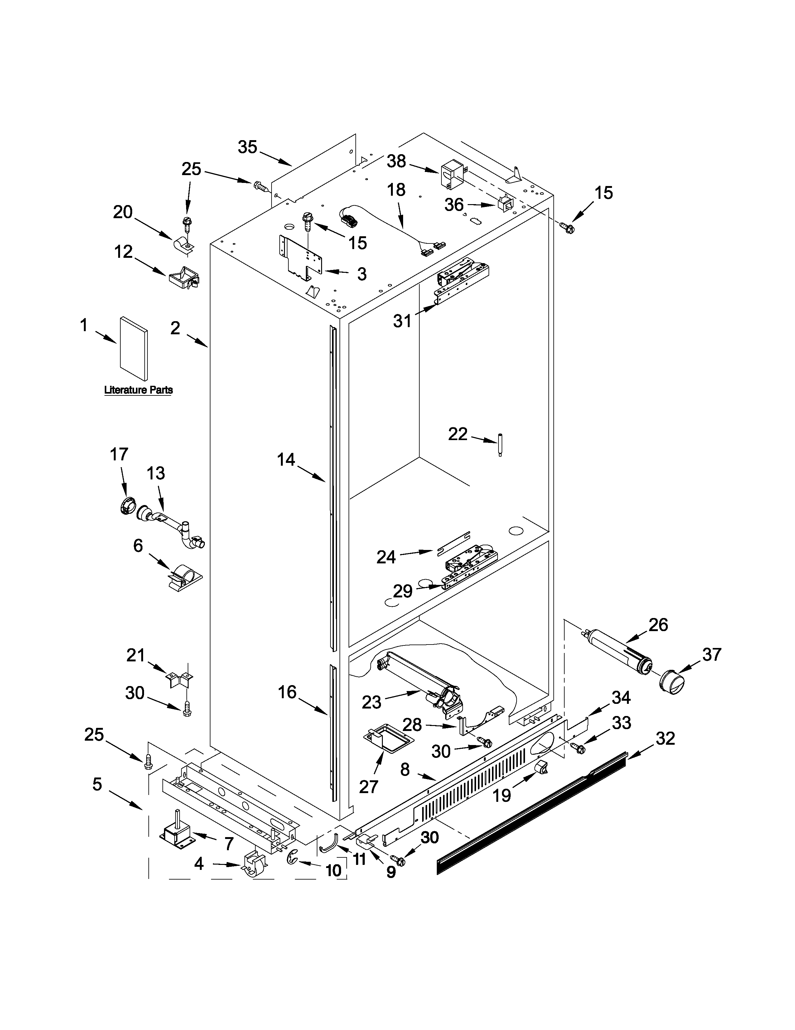 Cabinet parts