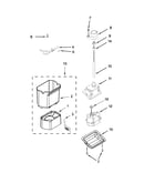 Motor and ice container parts