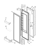 Refrigerator door parts