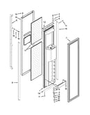 Freezer door parts