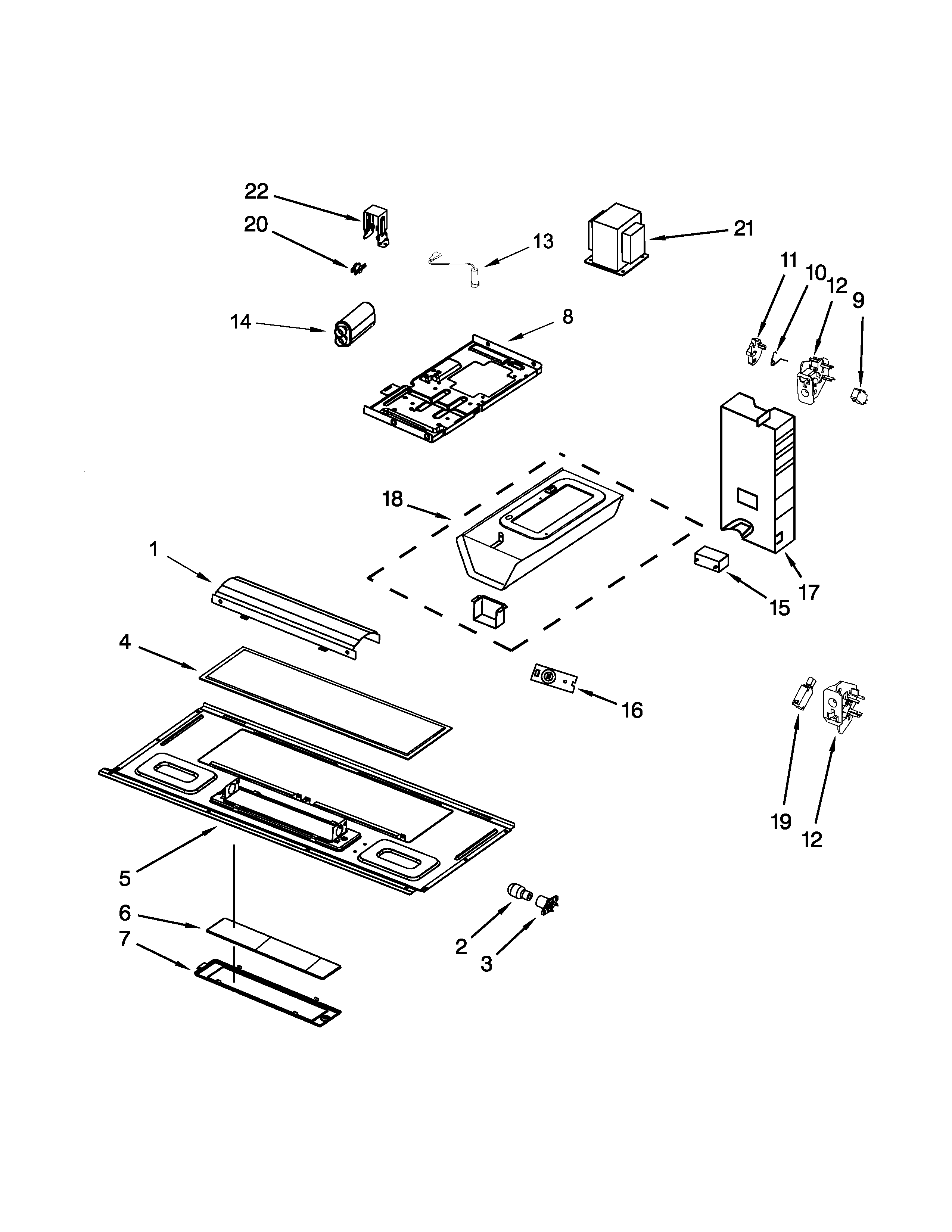 Interior and ventilation parts