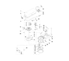 KitchenAid 5K5SSCWH0 case, gearing and planetary unit parts diagram