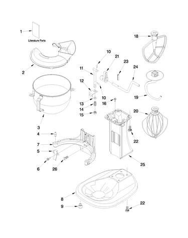 Base and pedestal unit parts
