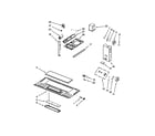 Whirlpool WMH2175XVT5 interior and ventilation parts diagram