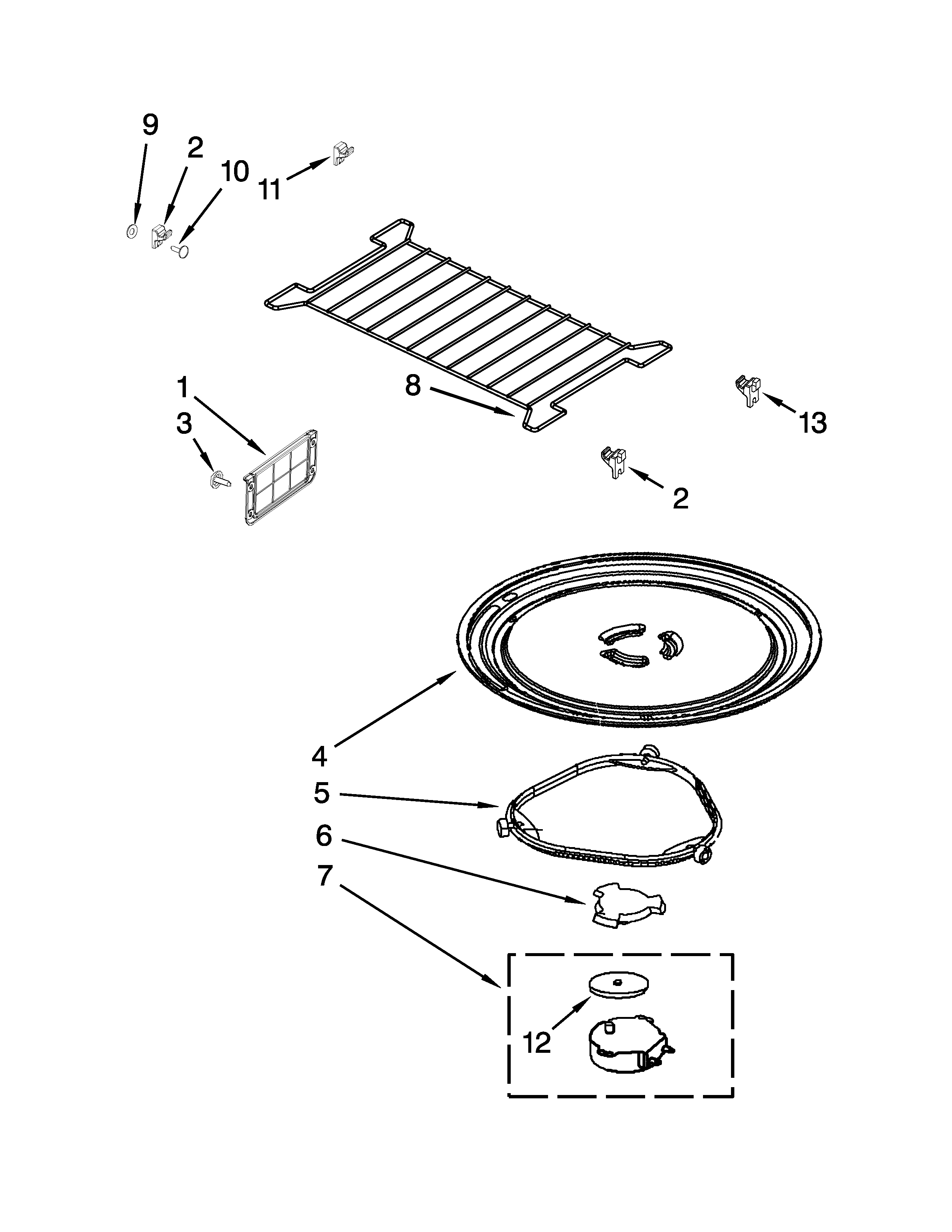 Turntable parts