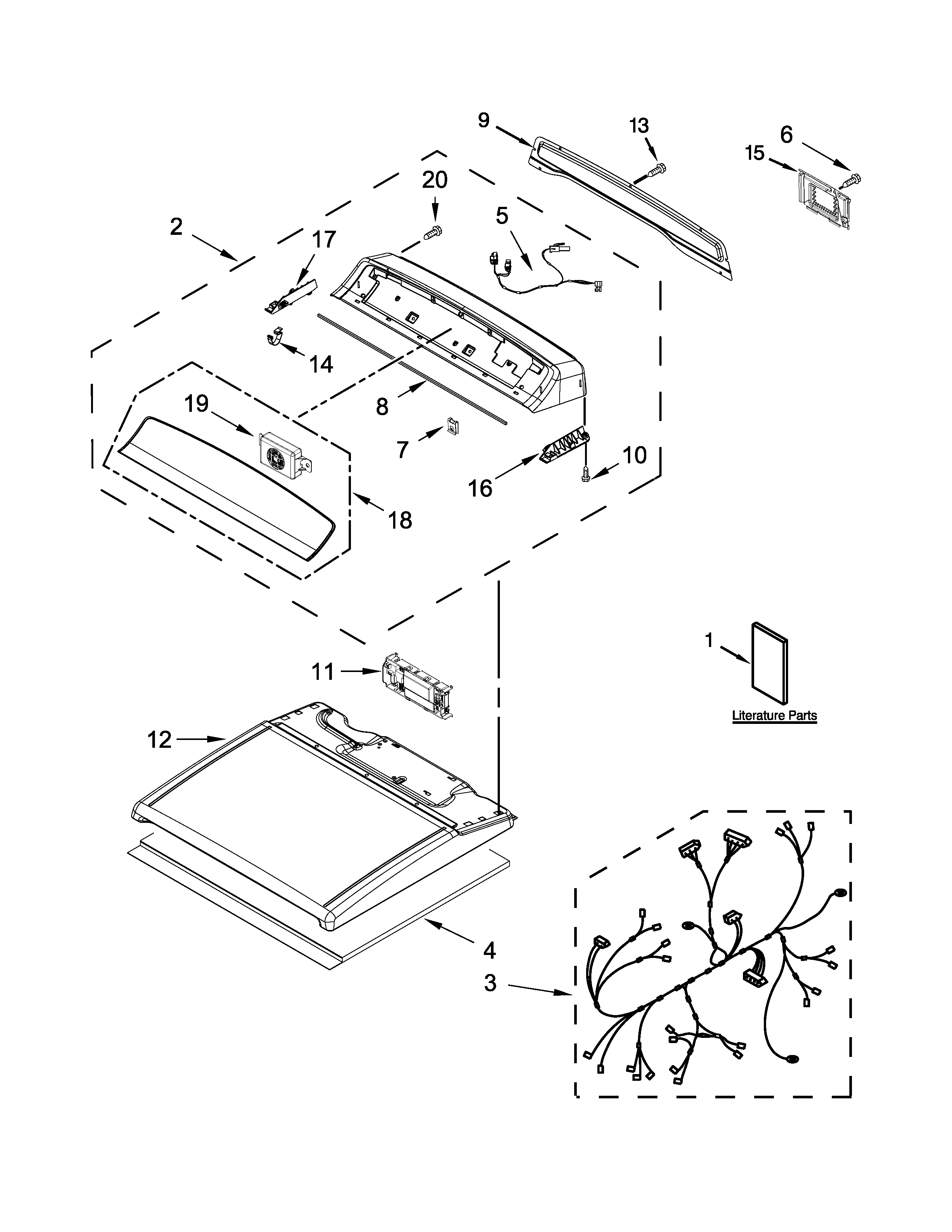 TOP AND CONSOLE PARTS