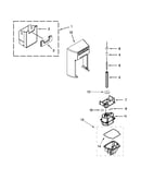 Motor and ice container parts