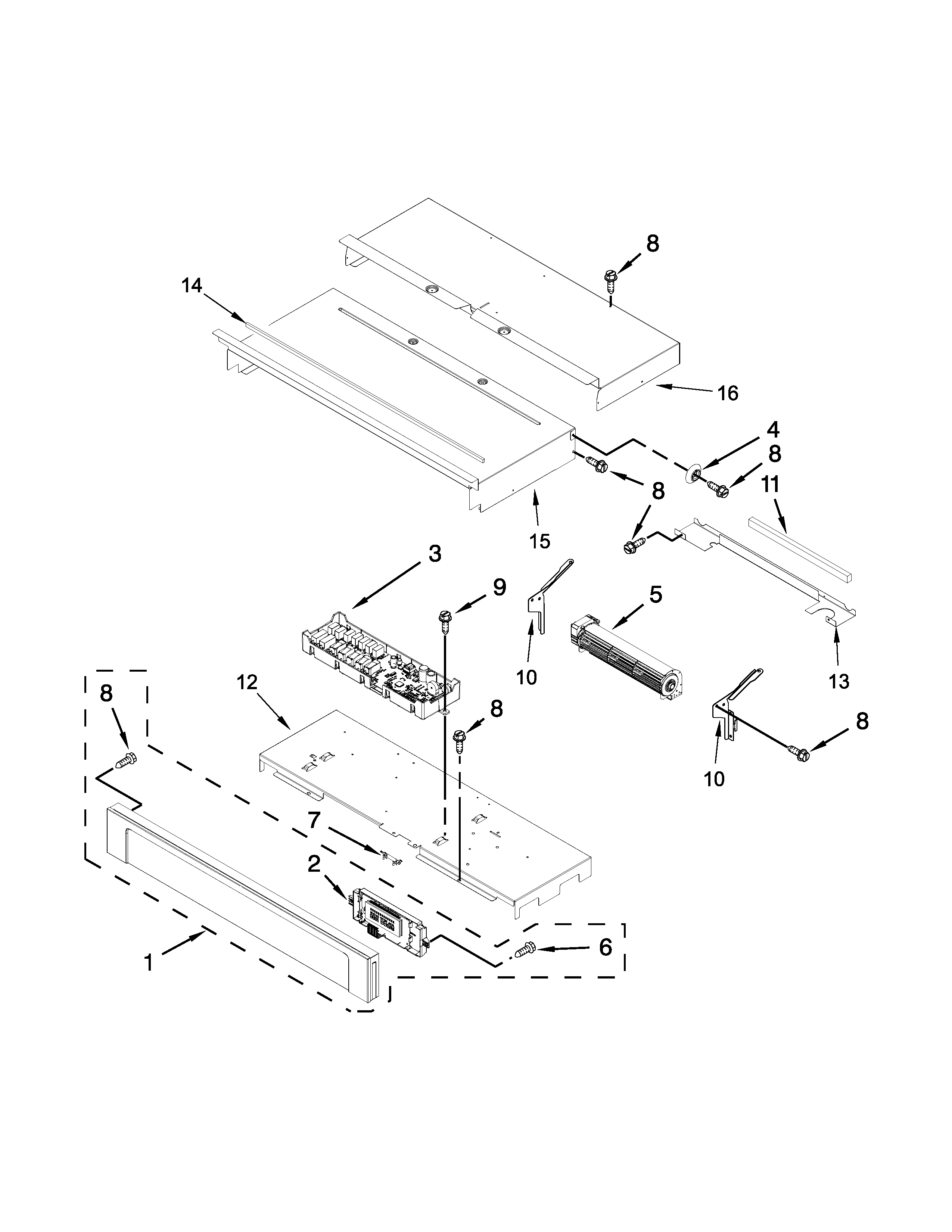 Control panel parts