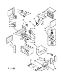 Cabinet and stirrer parts