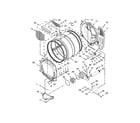 Maytag MDG28PDCGW0 bulkhead parts diagram