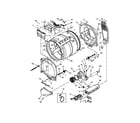 Maytag YMEDB855DC0 bulkhead parts diagram