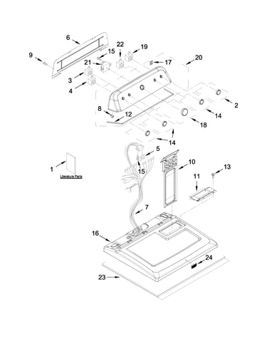 Top and console parts