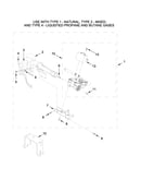 W10336852 burner assembly parts