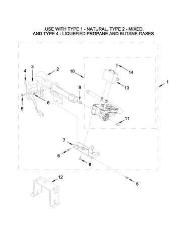 W10336852 burner assembly parts
