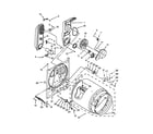 Maytag MGDC215EW1 bulkhead parts diagram
