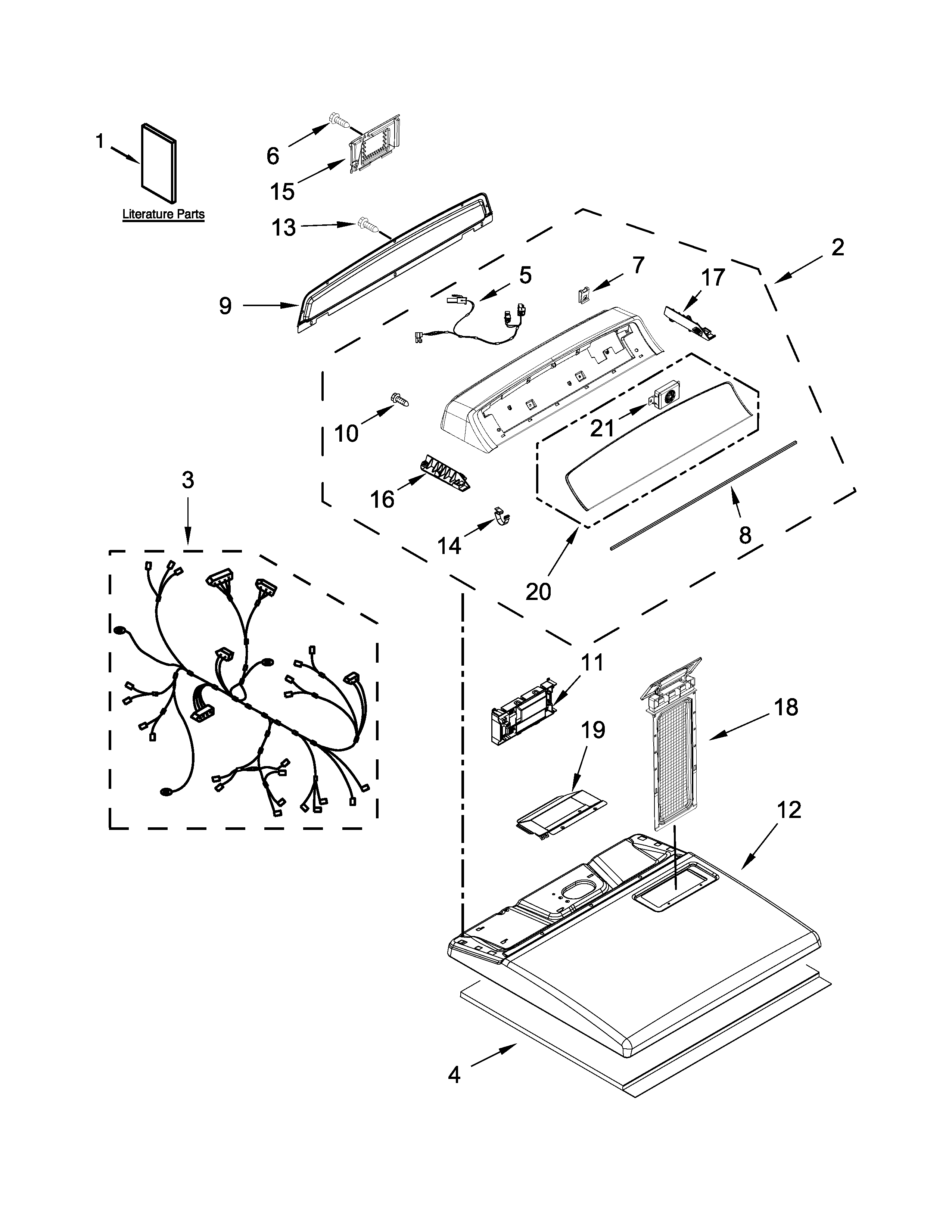 TOP AND CONSOLE PARTS