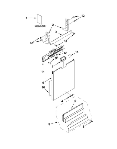 Door and panel parts