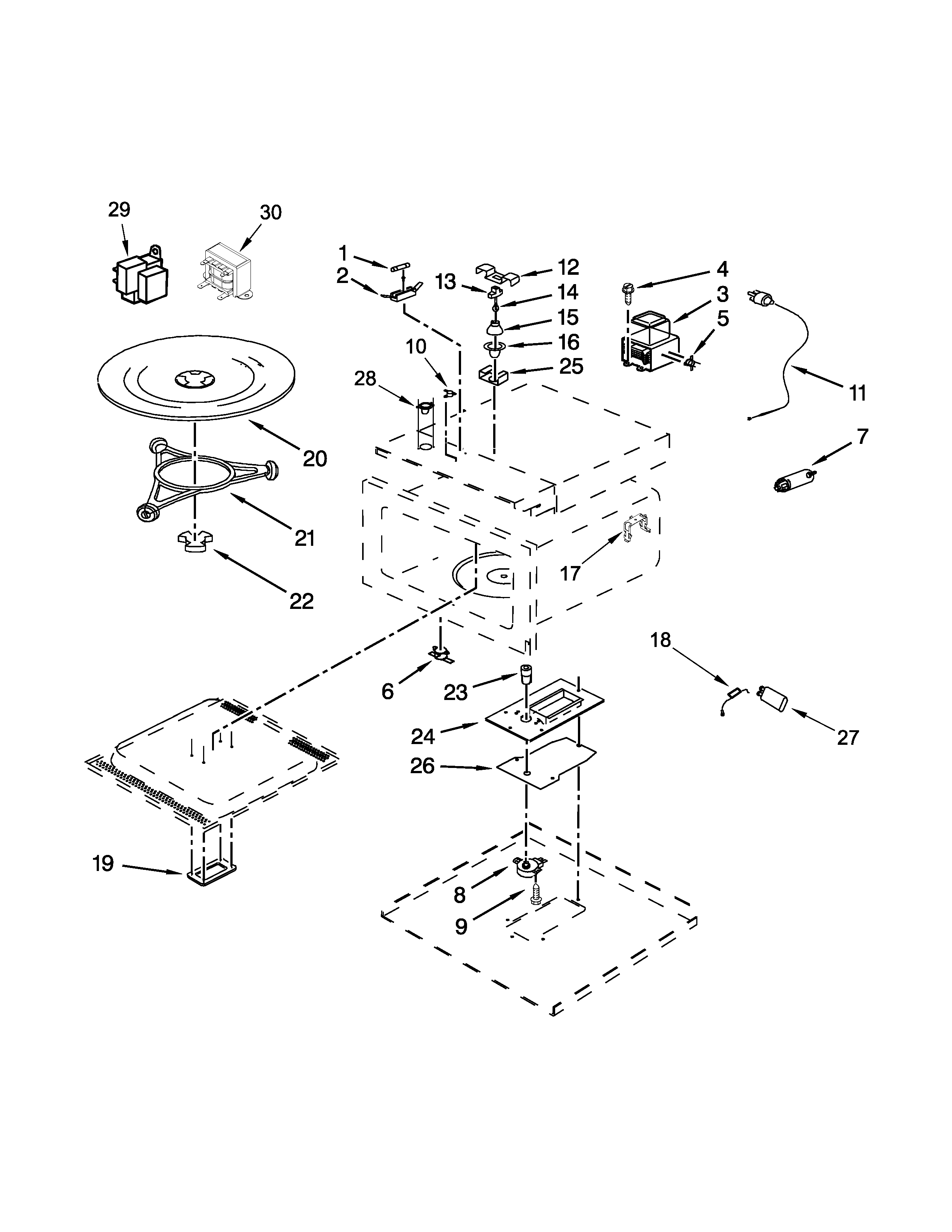 Oven interior parts