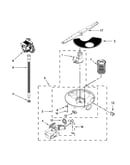 Pump, washarm and motor parts
