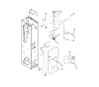 Jenn-Air JS48NXFXDE00 freezer liner and air flow parts diagram