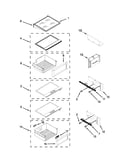Refrigerator shelf parts